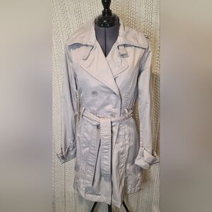 Maurices Trench Coat taupe women's size Medium